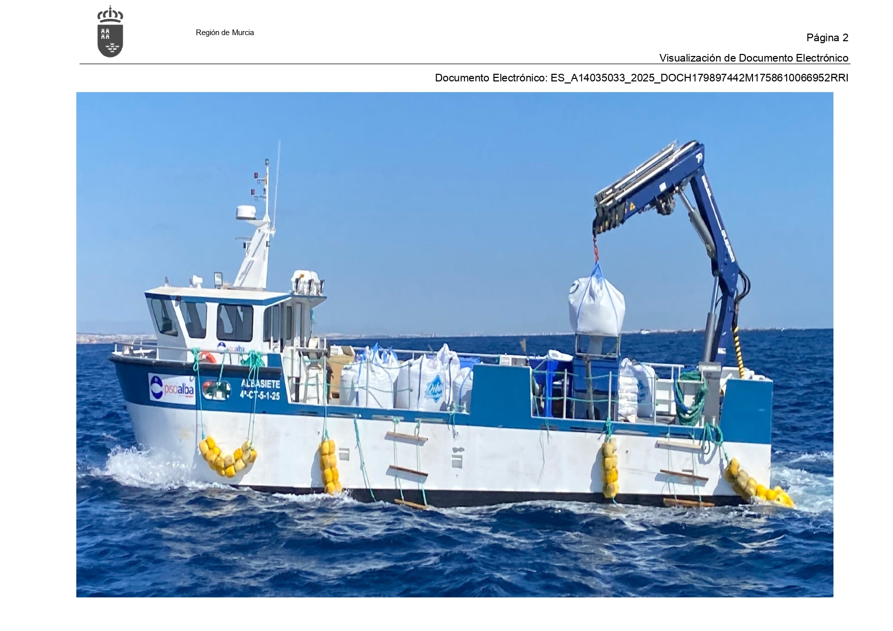 Fotografía del buque